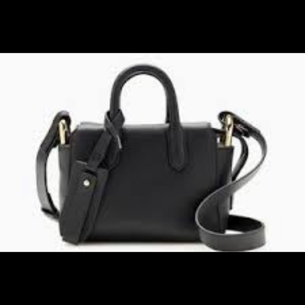 J. Crew Harper Mini Satchel in Italian Leather